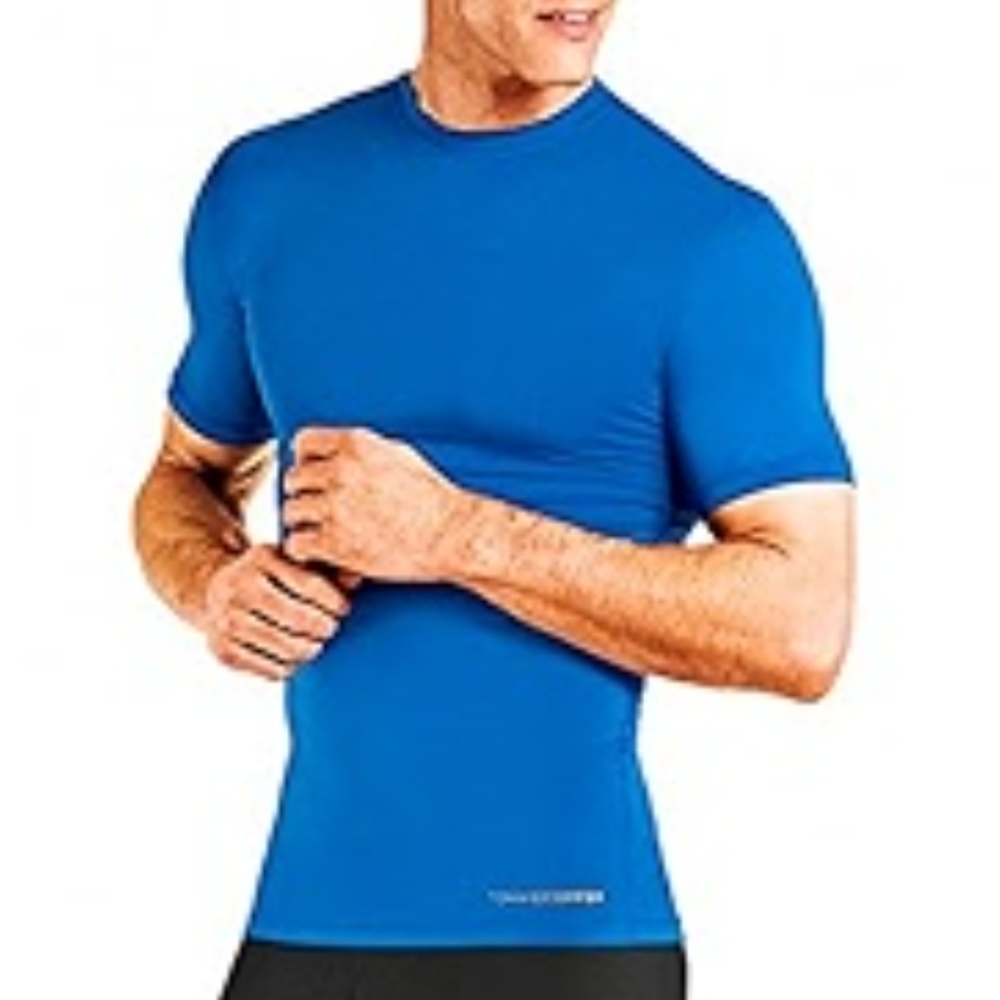 Tommie Copper New Men’s Recovery Compression Shirt Blue Size medium Crew neck
